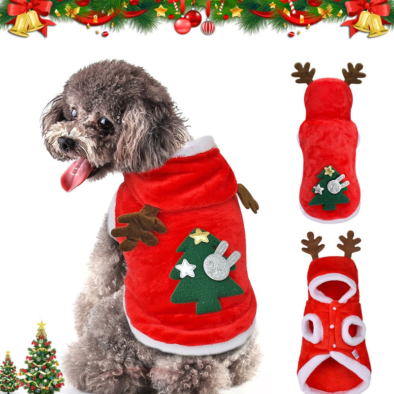 Vánoční kostým soba pro psa