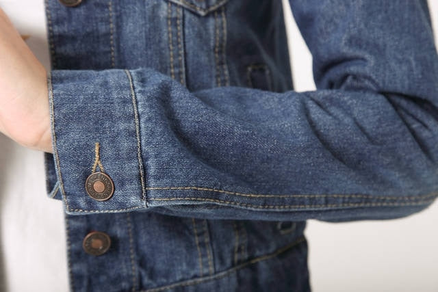 Dámská krátká džínová bunda