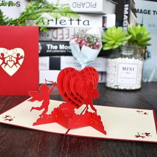 3D valentýnská přání