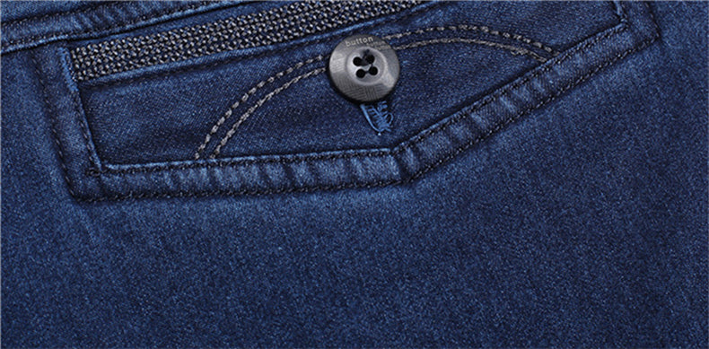 Pánské zateplené džíny s vysokým pasem