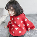 Dívčí pletený svetr