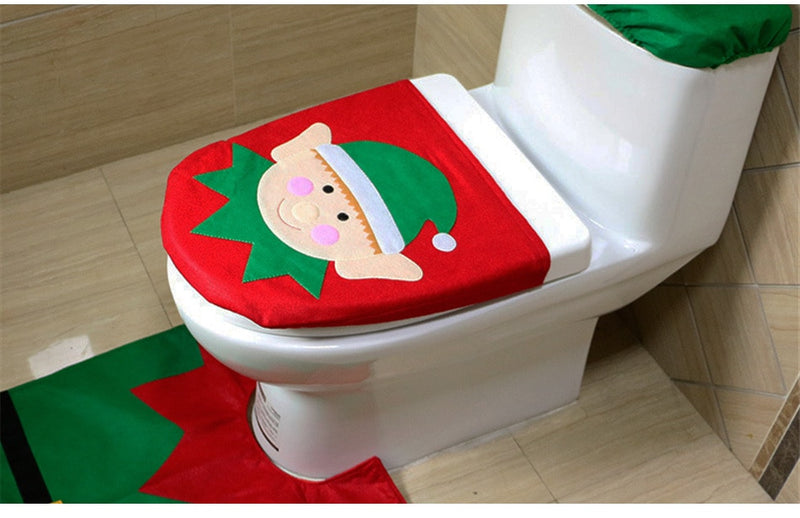 Vánoční návlek na poklop WC