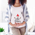 Dámské vánoční těhotenské tričko