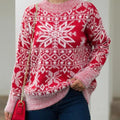 Krásný svetr s norským vzorem