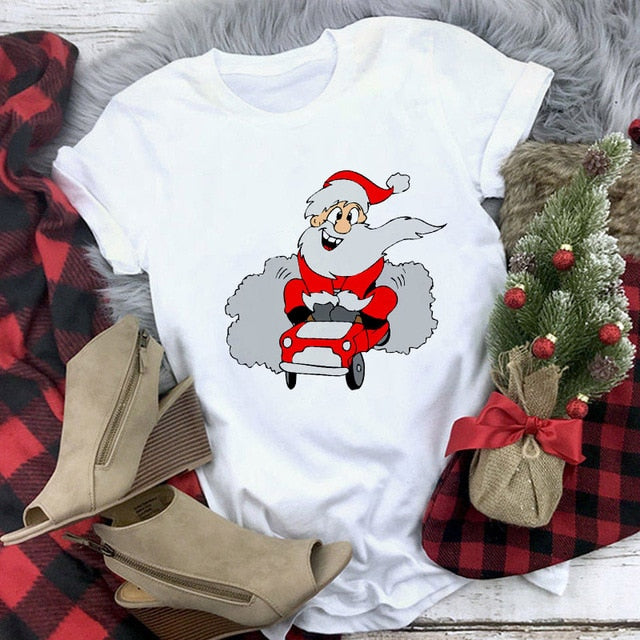 Dámské tričko s vánočním motivem