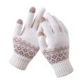 Zimní rukavice se vzorem