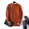 Kašmírový svetr s pleteným vzorem