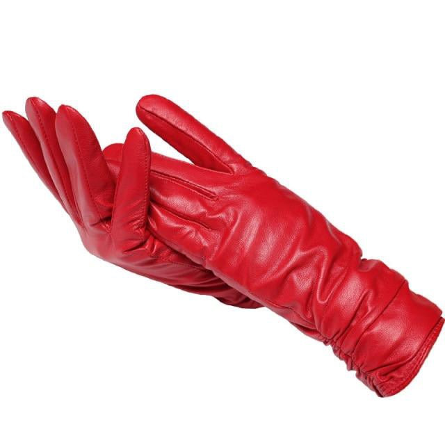 Koženkové rukavice