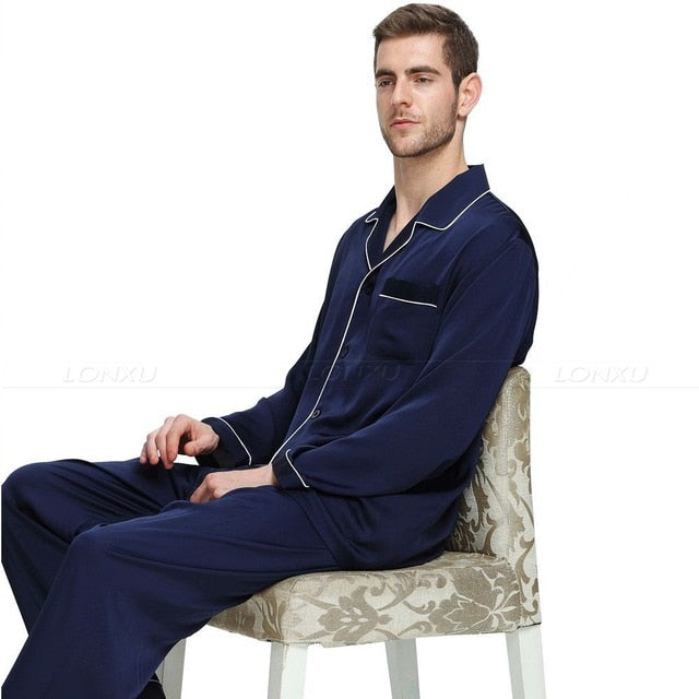 Pánské saténové pyžamo (Výprodej)