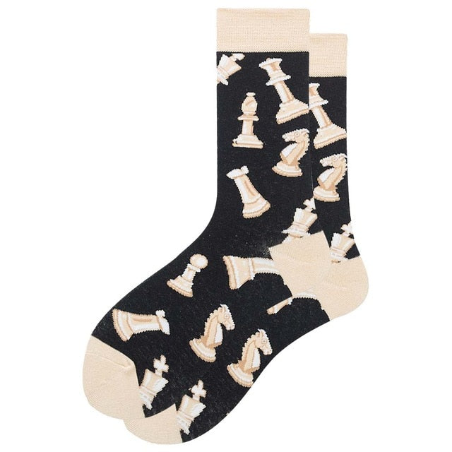 Barevné obrázkové ponožky