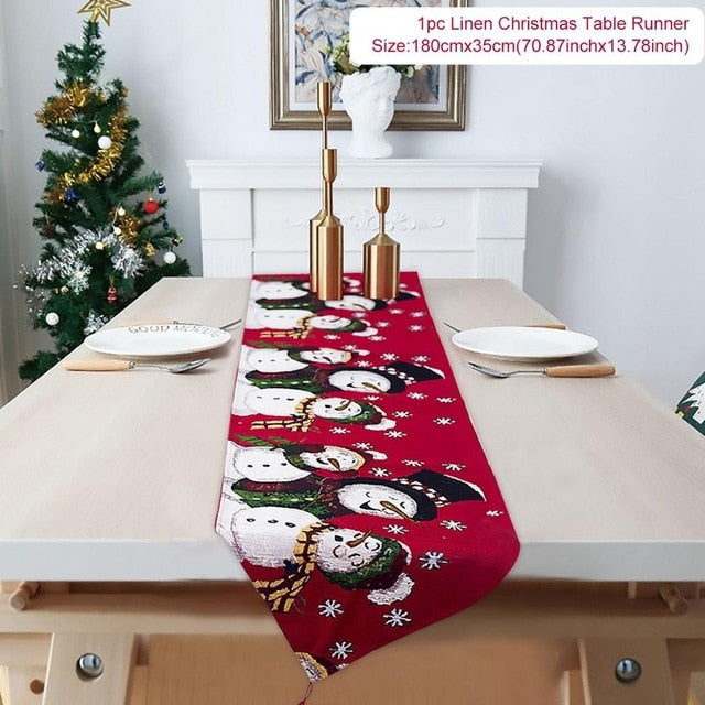 Vánoční dekorace na stůl