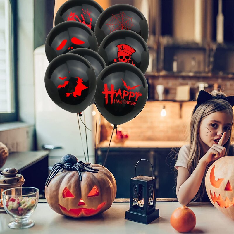 Halloweenské balónky