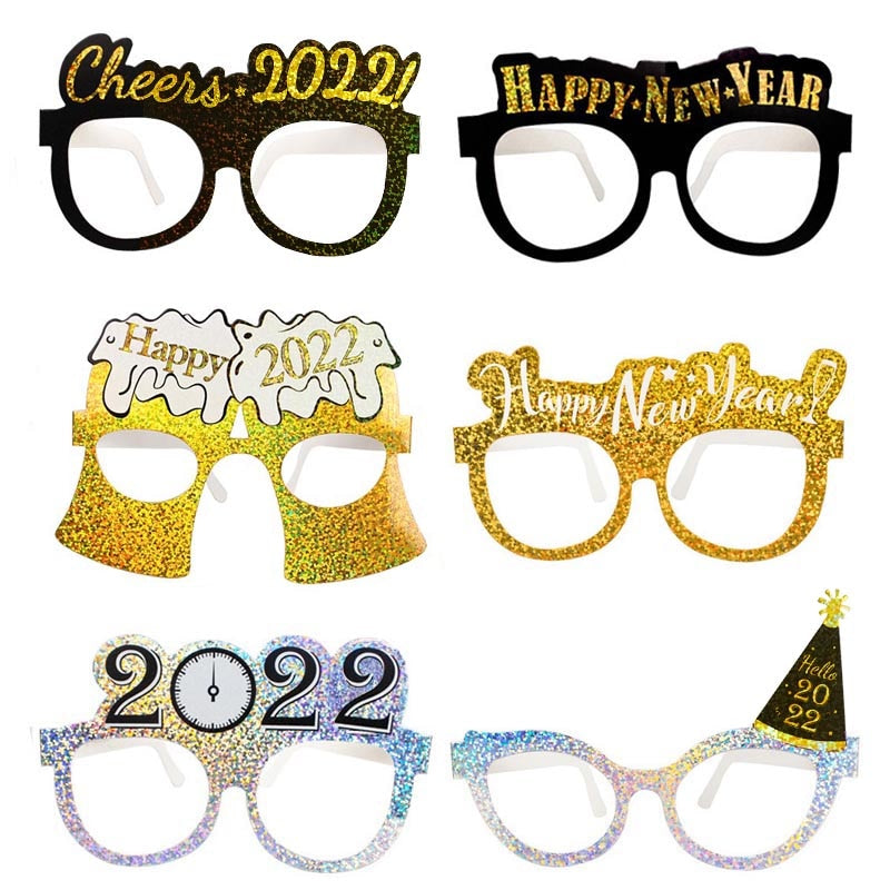 Sada novoročních brýlí