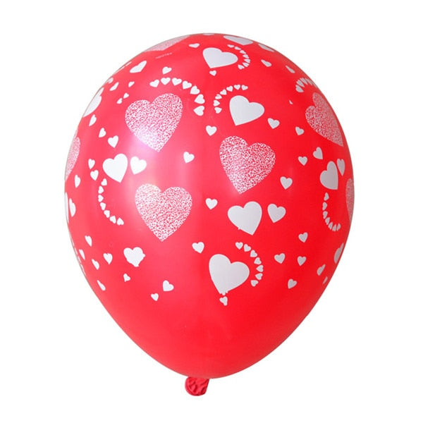 10 ks romantických balónků