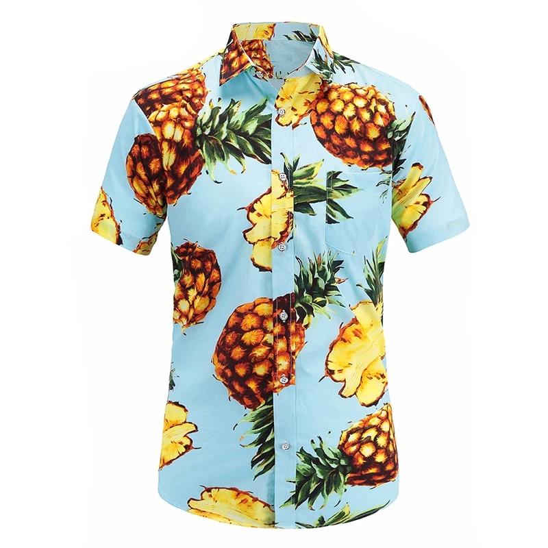 Pánská košile s ovocnými motivy