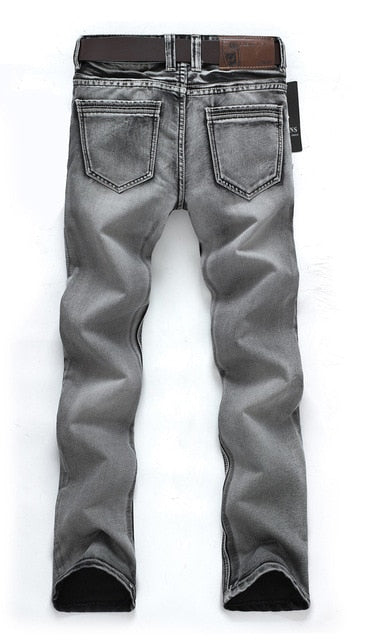 Pánské šedé džíny