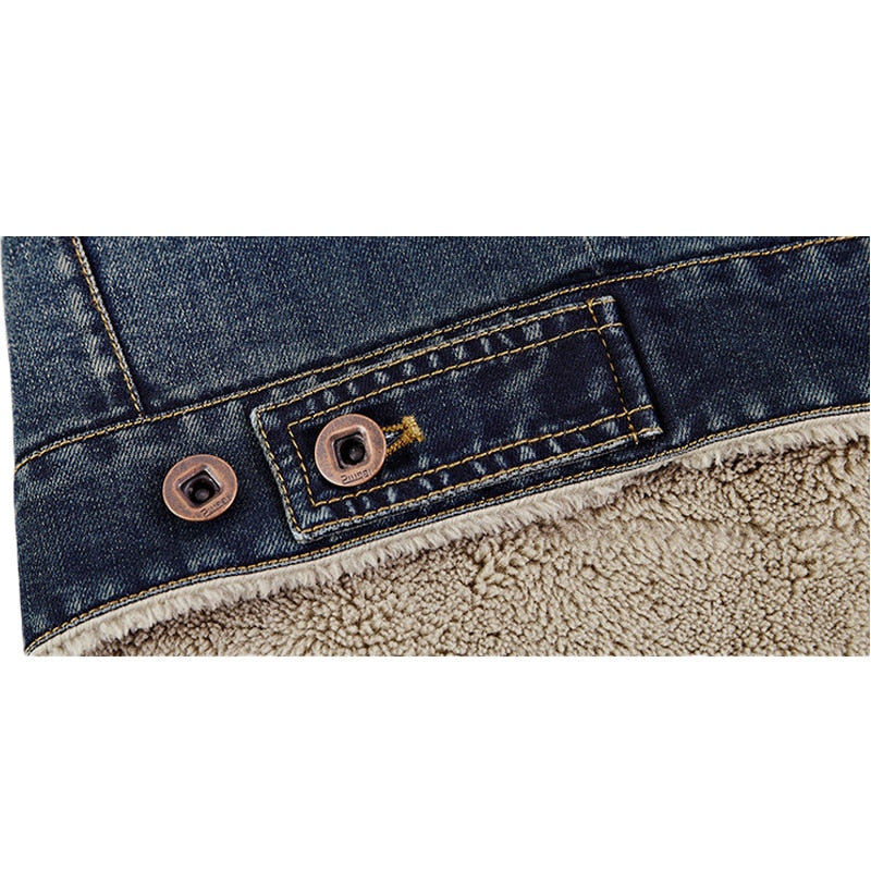 Zateplená pánská džínová bunda